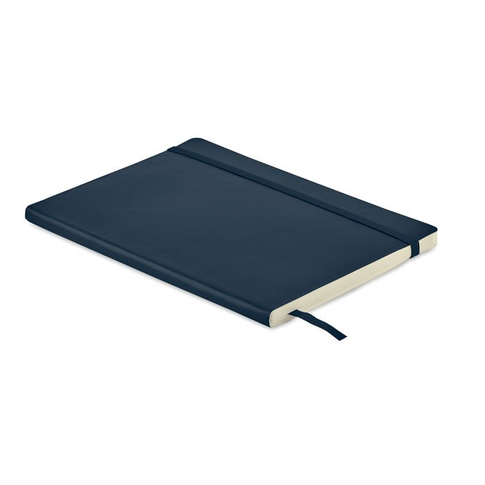 Carnet A5 promotionnel couverture recyclée BRETA Bleu marine
